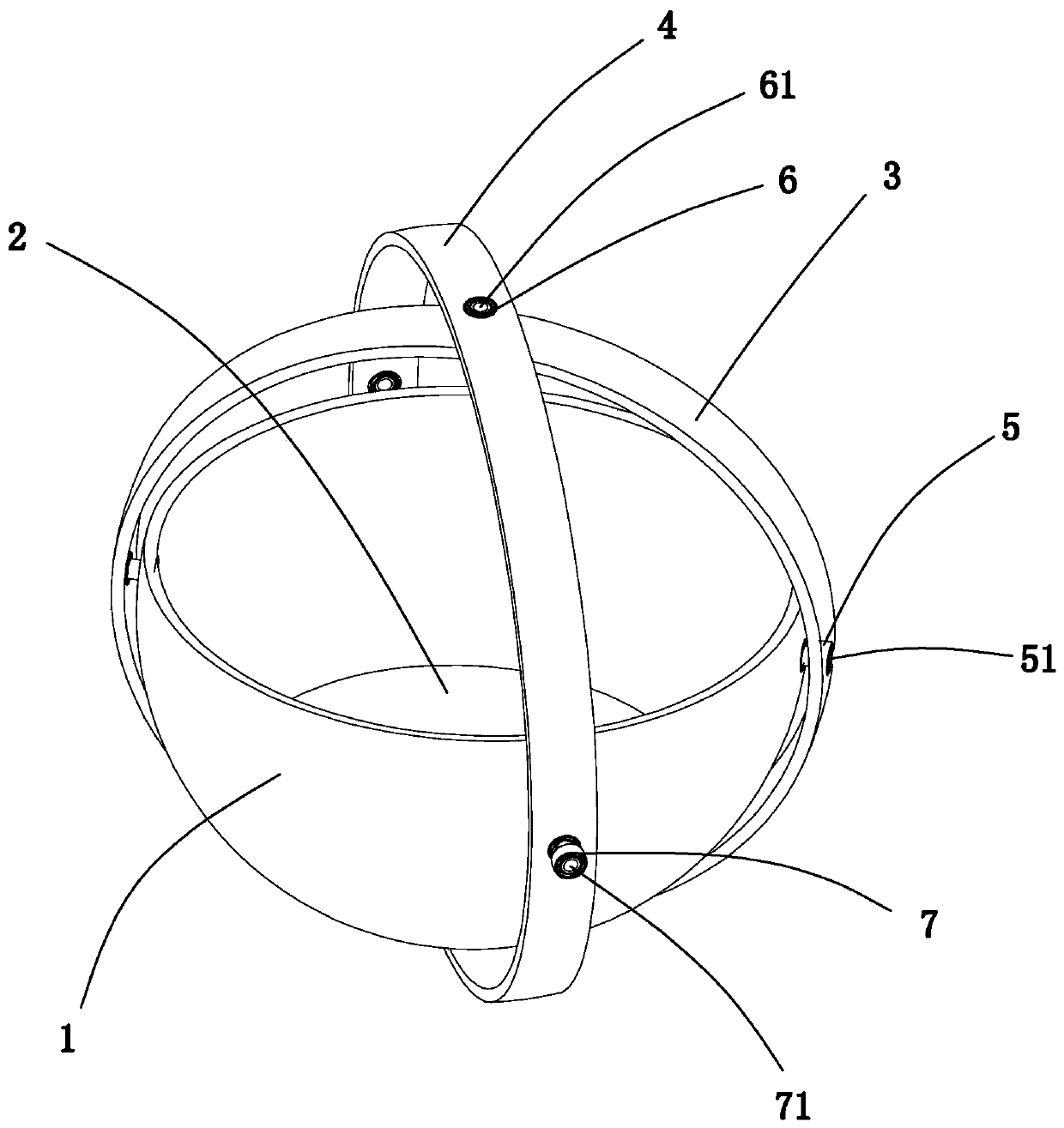 An automatic level adjustment device for offshore nuclear power plant