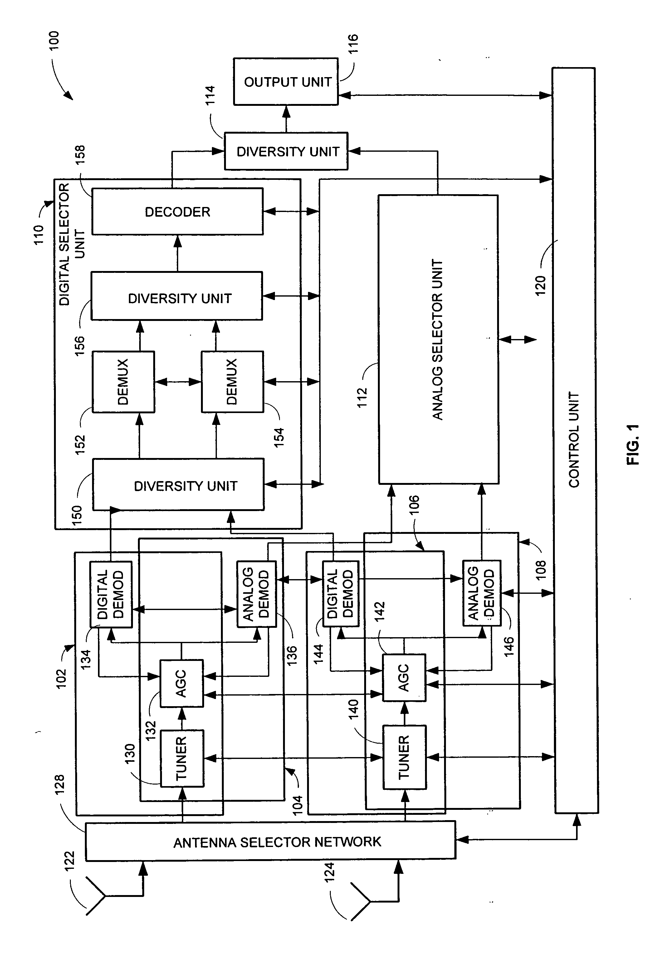 Multipath video reception system