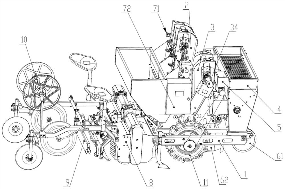 Intelligent potato reseeding machine with miss-seeding detection and reseeding functions