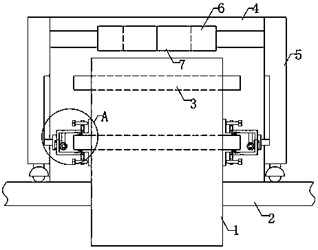 Waterproof construction device used for punch filling pile head