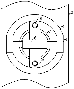 Waterproof construction device used for punch filling pile head