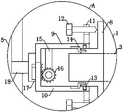 Waterproof construction device used for punch filling pile head