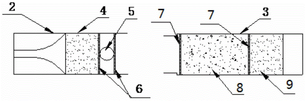 Nicotine-containing sustained-release pellet and heatless smokeless cigarette containing pellet