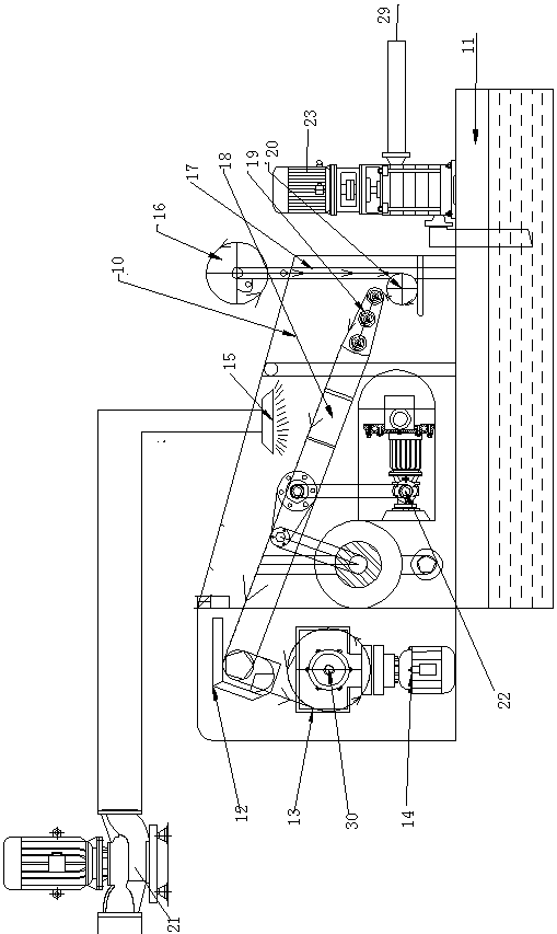 Energy-saving cleaning machine