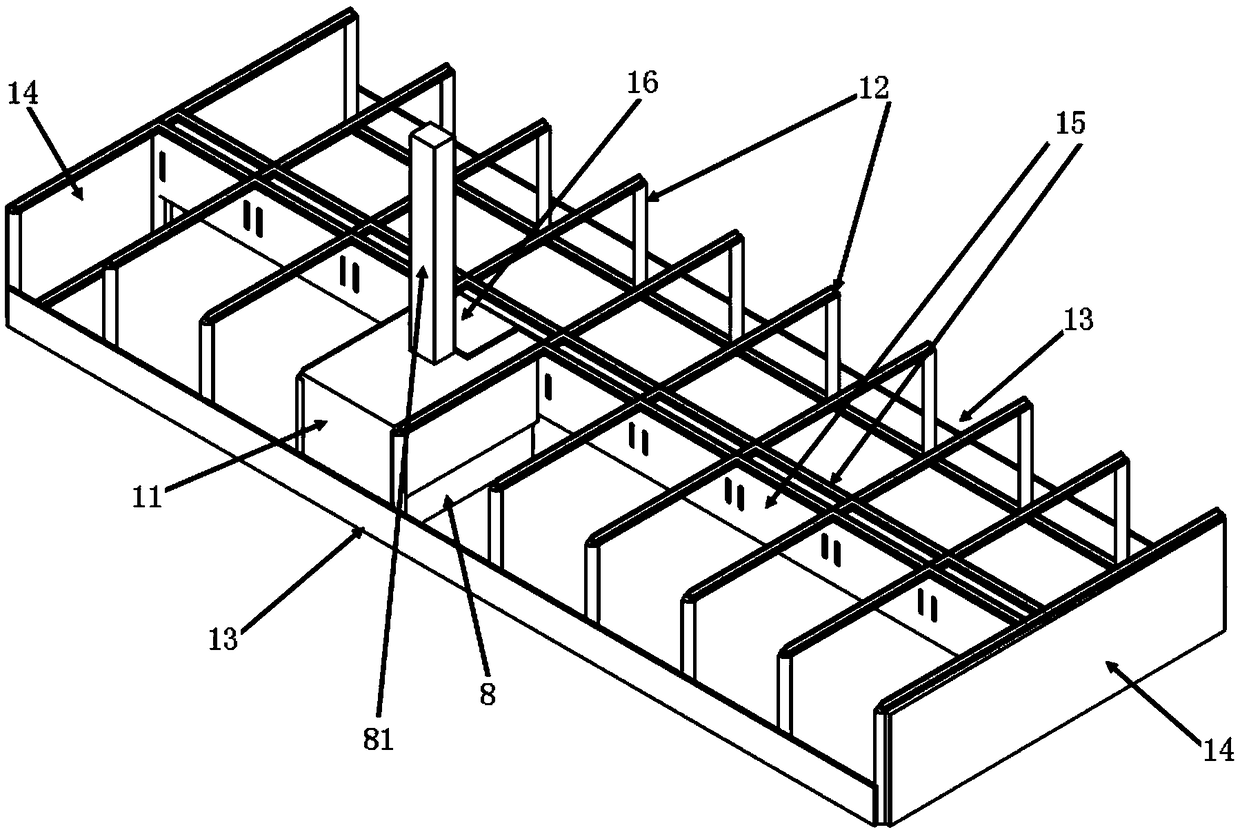 A controllable aluminum electrolytic cell anode covering sealing system and an aluminum electrolytic cell for its application