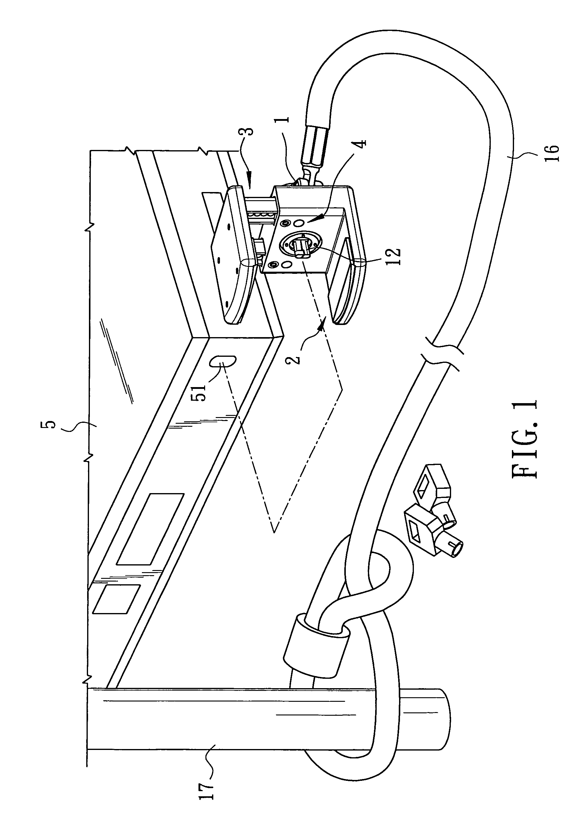 Combined clamp and lock