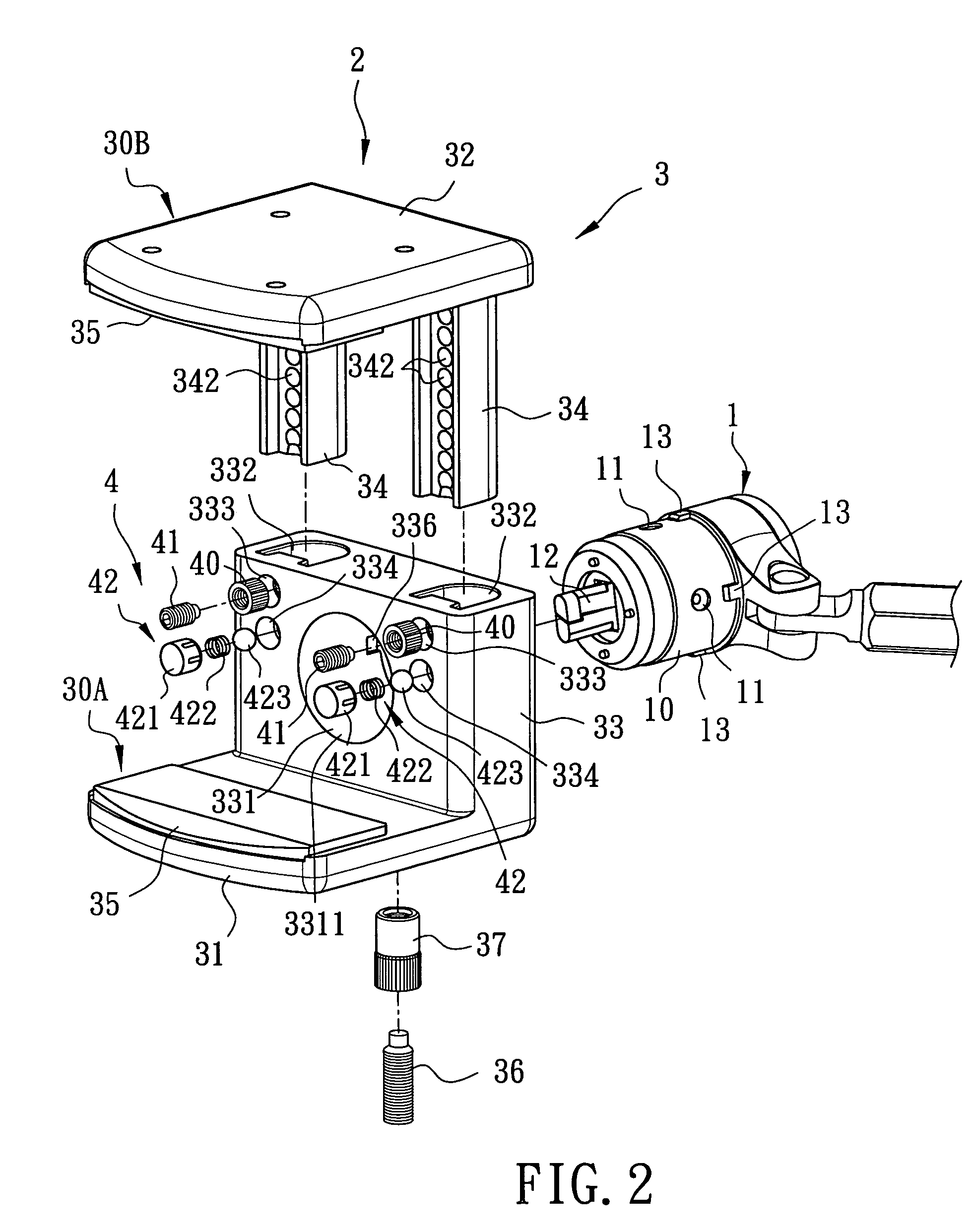 Combined clamp and lock