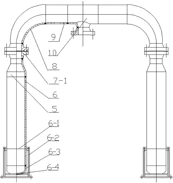 Gas and oil canister combined non-isolated multiple piston accumulator