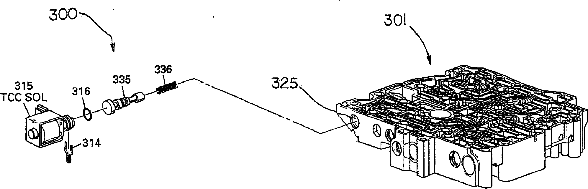 Torque converter clutch apply valve and improved automatic transinission for motov vehicle, and method for restoring its hydraulic integraty