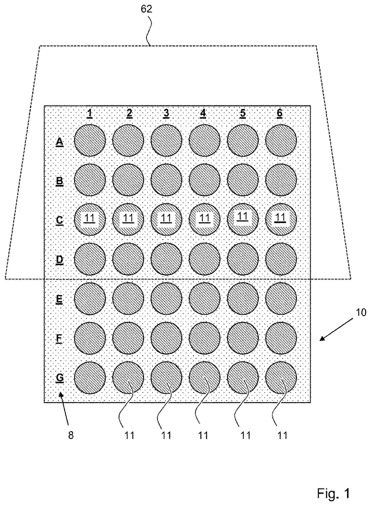 Microscope and method for determining a measuring location of a microscope