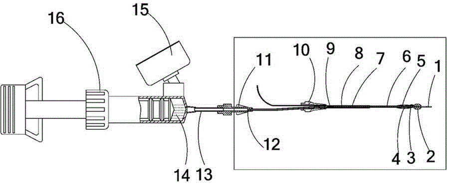 Blood vessel plugging device for coronary perforation and application