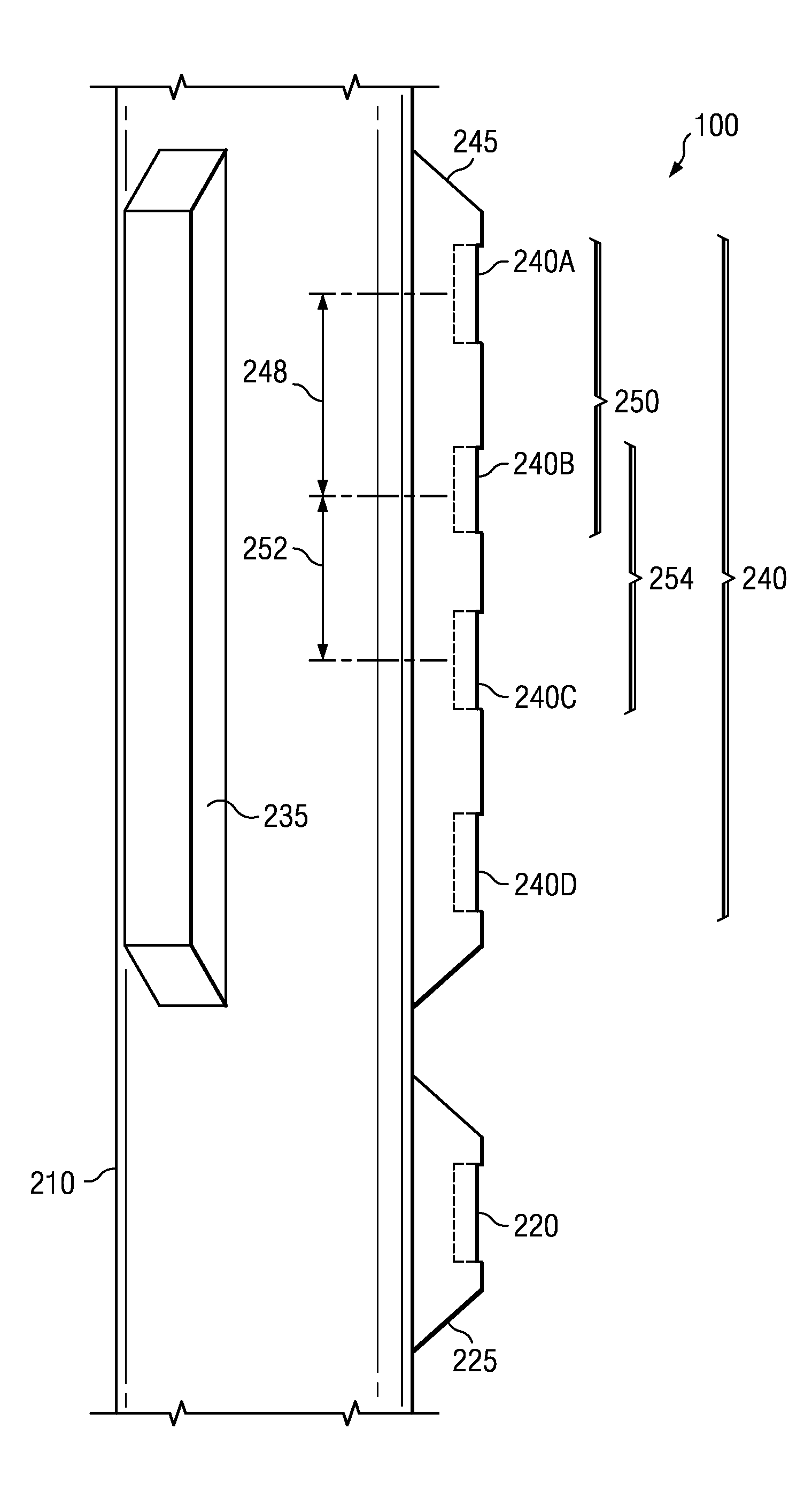 Acoustic logging while drilling tool having raised transducers