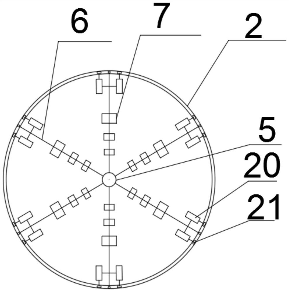 Slide rail type multi-level vertical wind power generation device