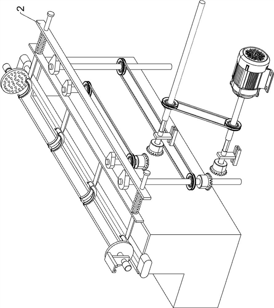 Pre-cut type iron stick yam boxing device