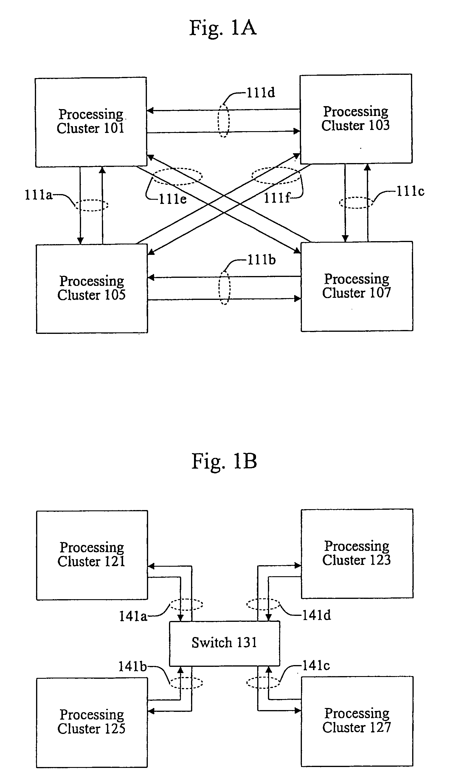 Communication between multi-processor clusters of multi-cluster computer systems