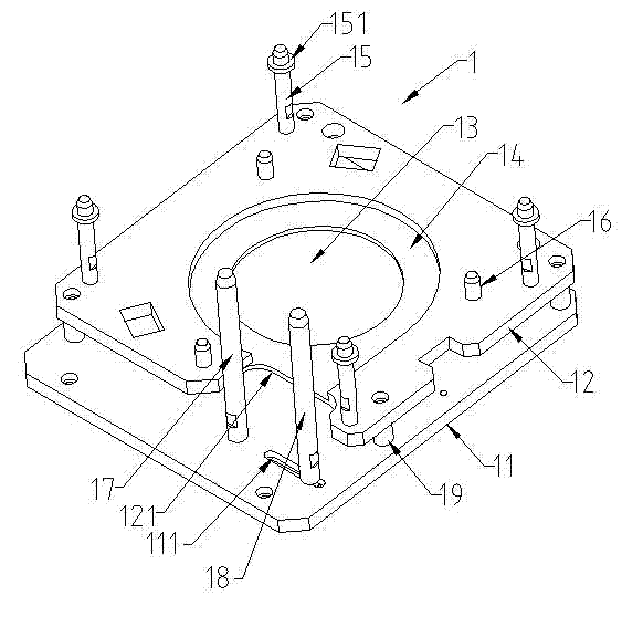 Bearing platform of pump cases