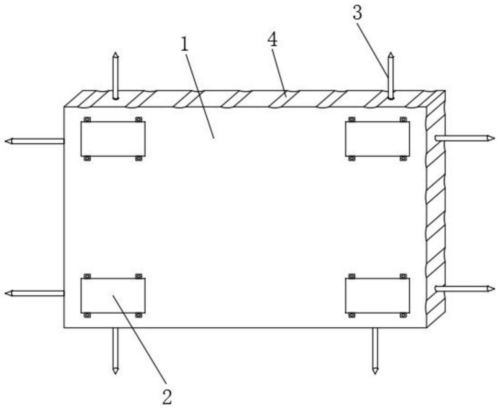 Multi-layer phase-change energy-saving wallboard with good heat preservation effect and assembly method thereof