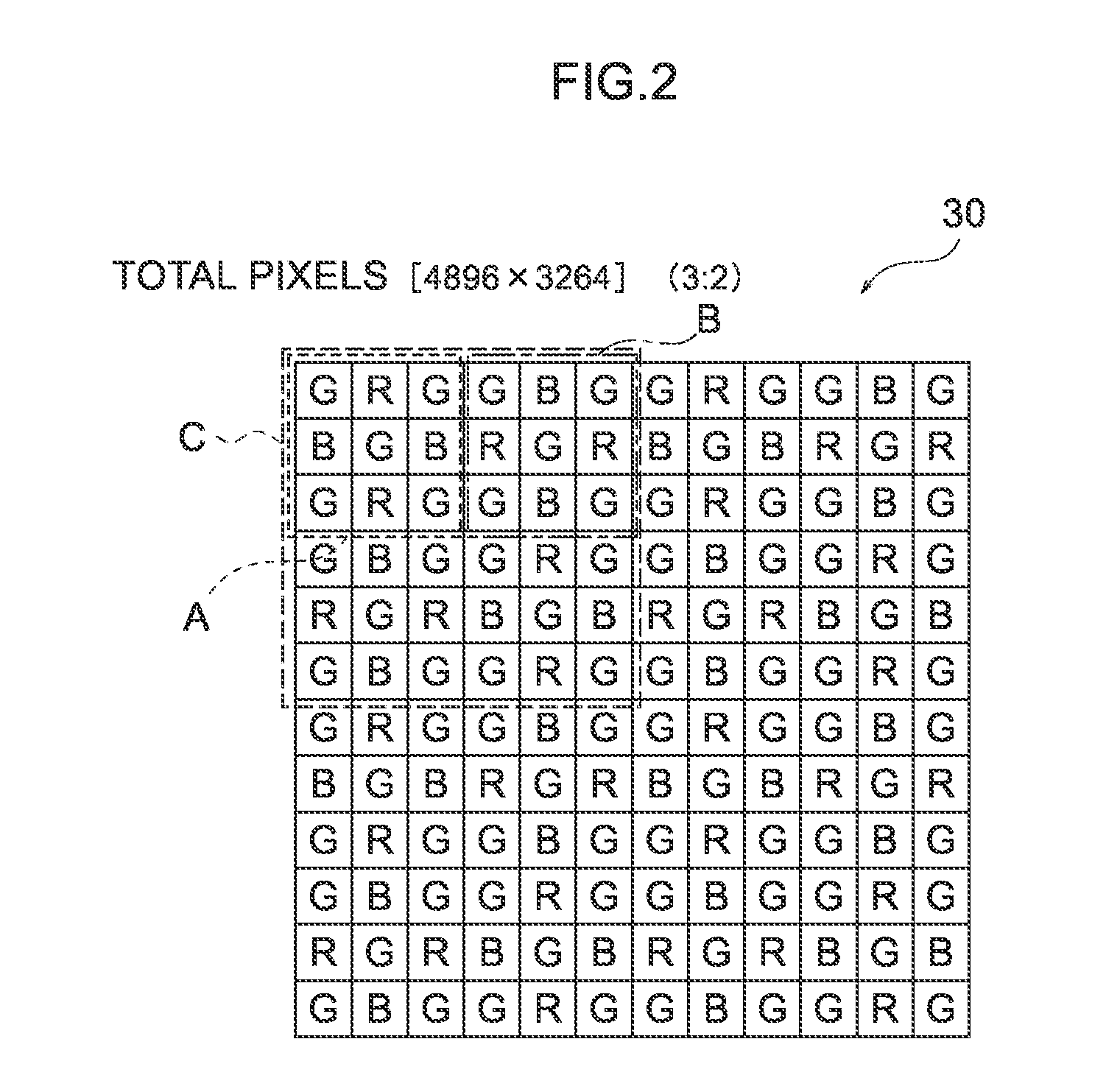 Color imaging element, imaging device, and storage medium storing an imaging program