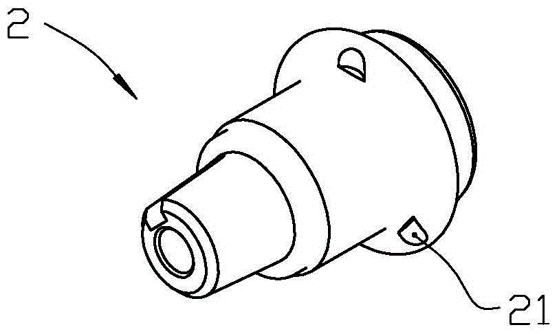 Flange positioning connecting rod assembly unit for welding gun anti-collision device