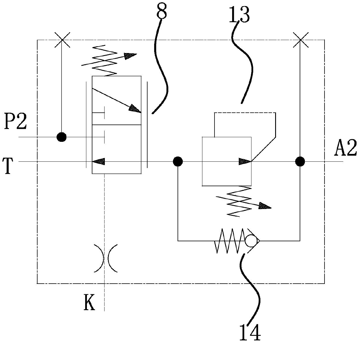 Fully-hydraulic reverse braking clutch system