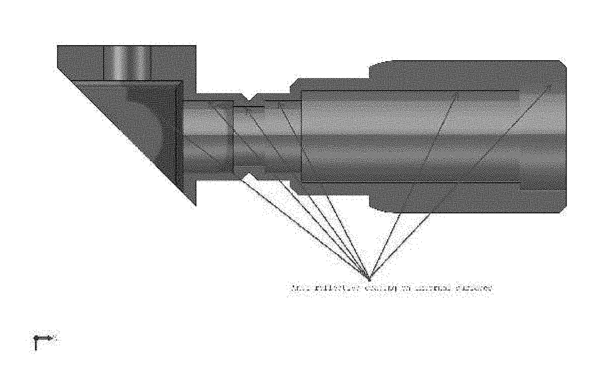 Reduced footprint collimator device to focus light beam over length of optical path