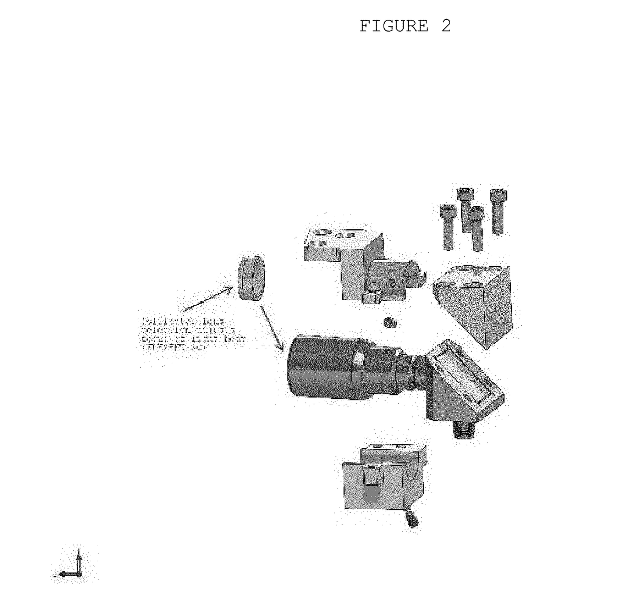 Reduced footprint collimator device to focus light beam over length of optical path