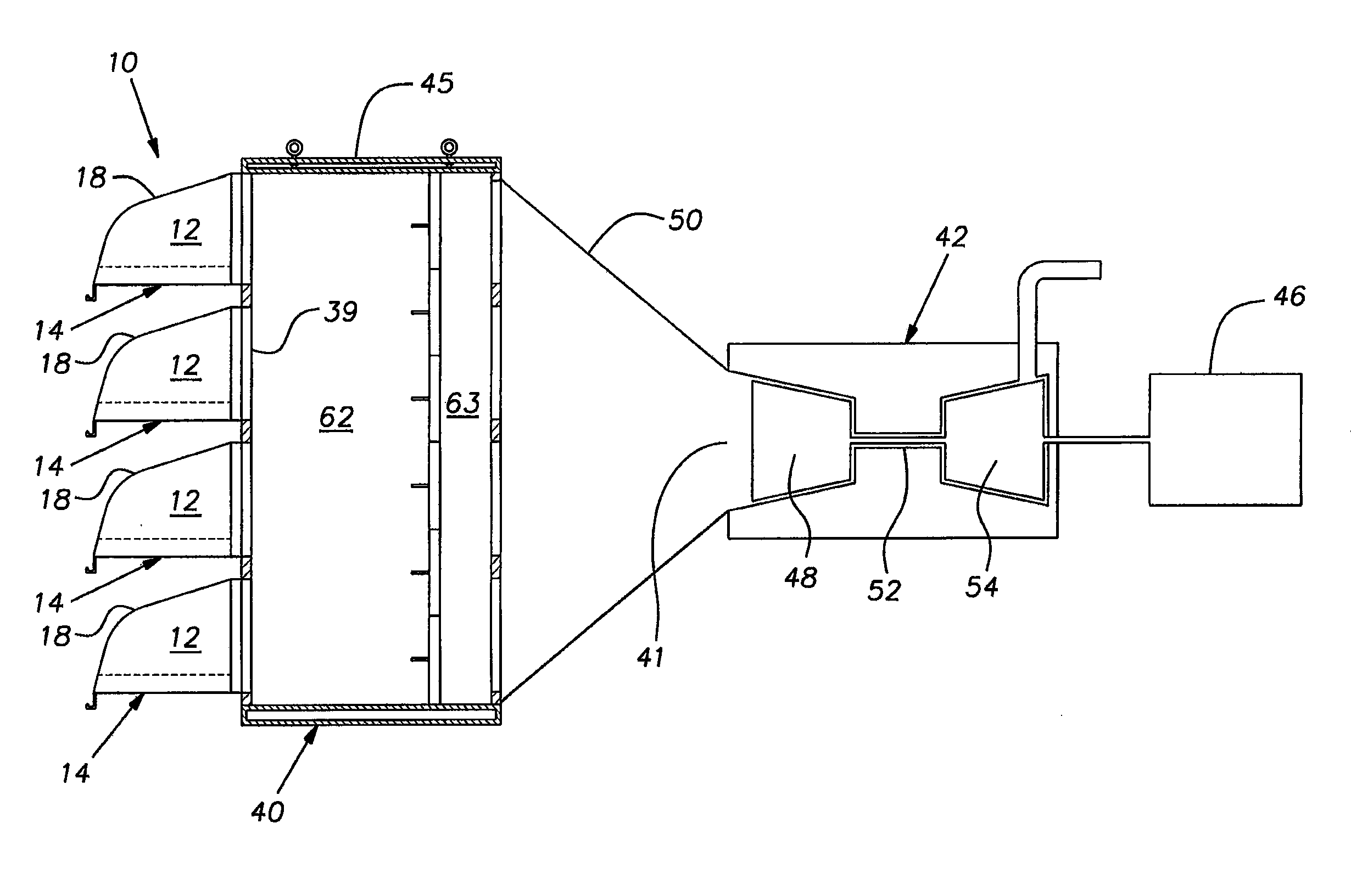 Mist/moisture removal using fixed bed trickle columns