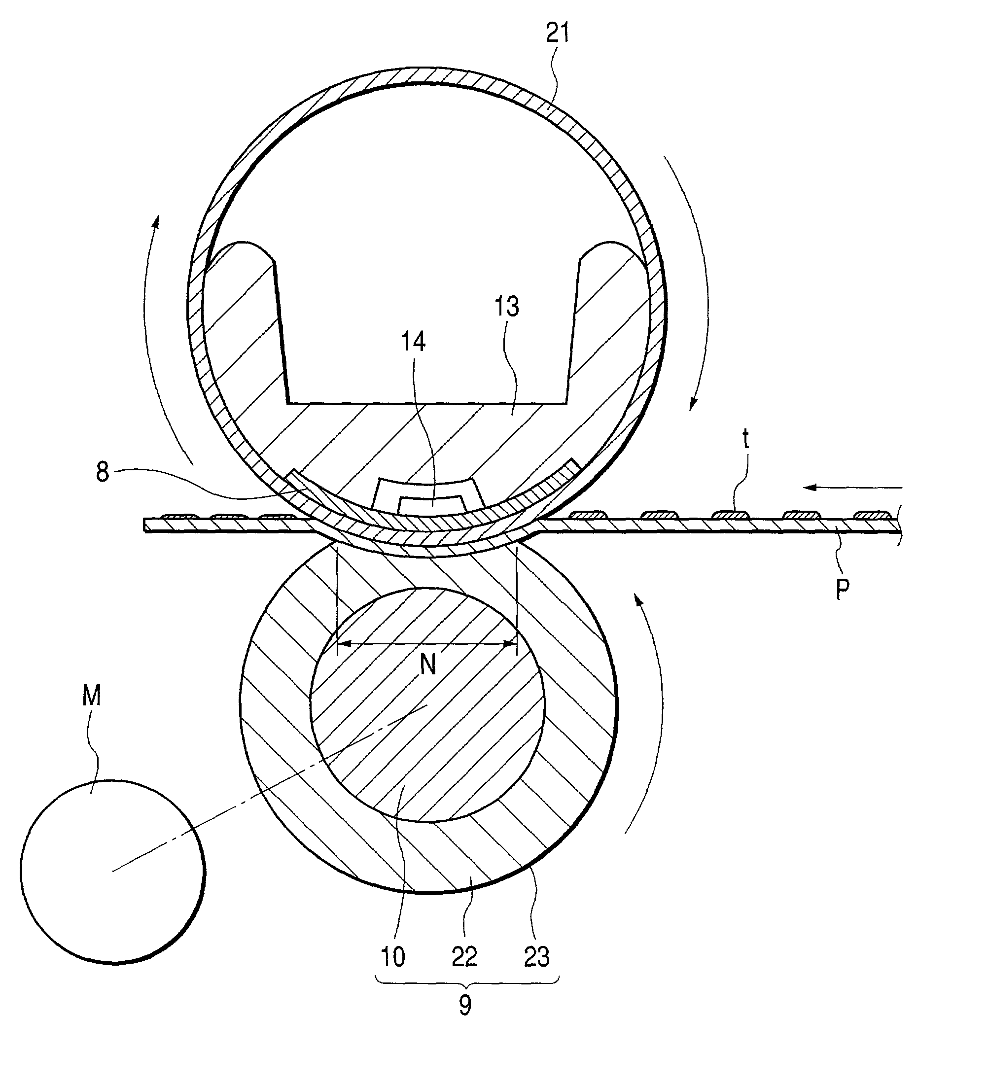 Heater having metallic substrate and image heating apparatus using heater