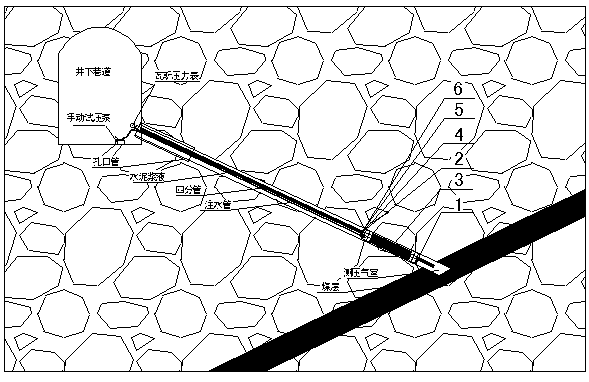 Method and device for quickly determining gas pressure of coal bed in downward superdeep borehole