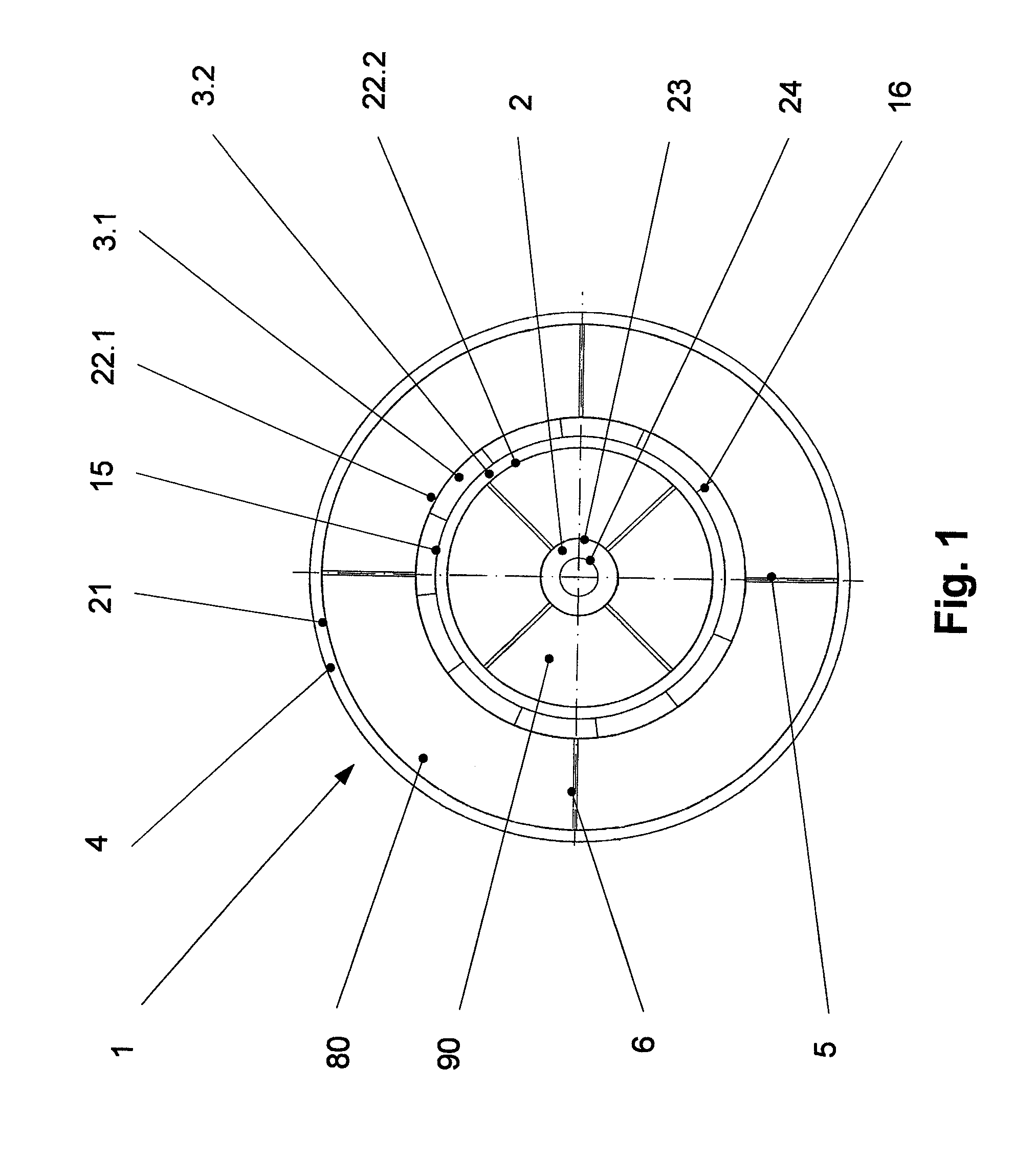 Duct sound damper for a flow machine