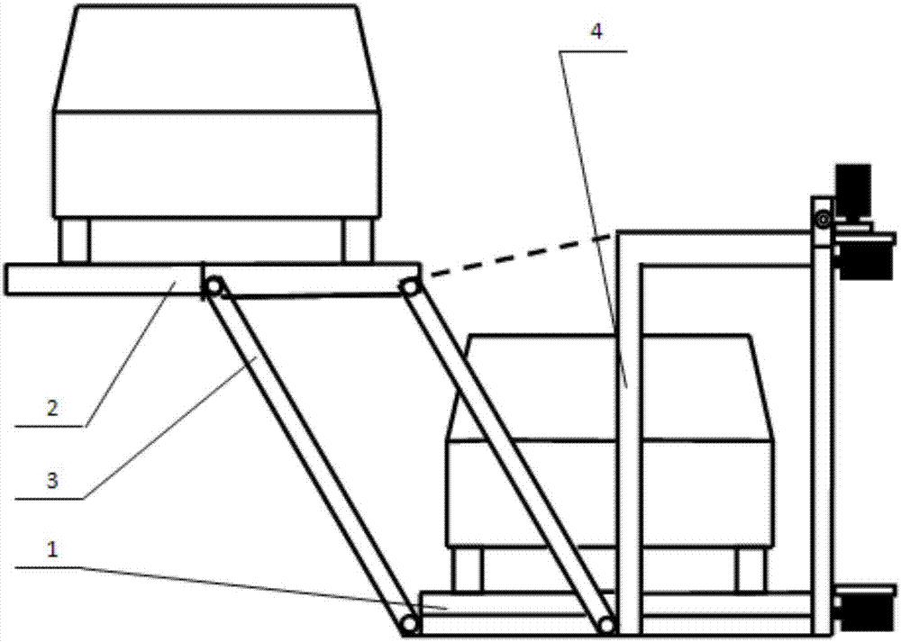 Lateral parking double-layer stereo garage