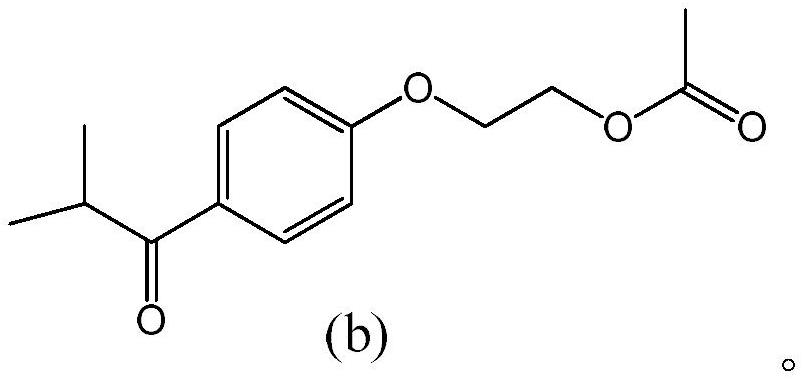 Preparation method and application of photoinitiator intermediate