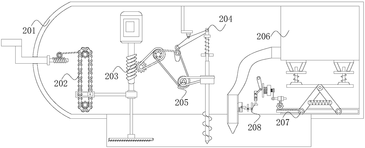 Seedling fertilizing and weeding device