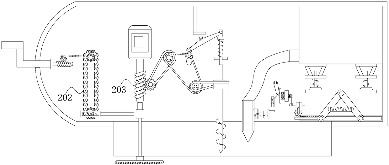 Seedling fertilizing and weeding device