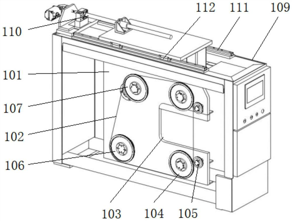 Reciprocating cutting machine through diamond wire