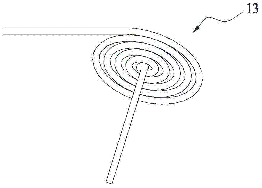 A heating component of an electronic cigarette vaporizer