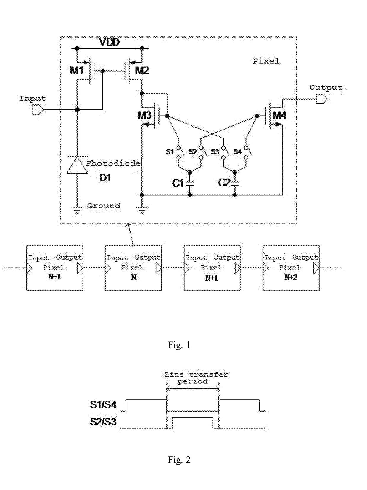 Current Accumulative Pixel Structure for CMOS-TDI image sensor