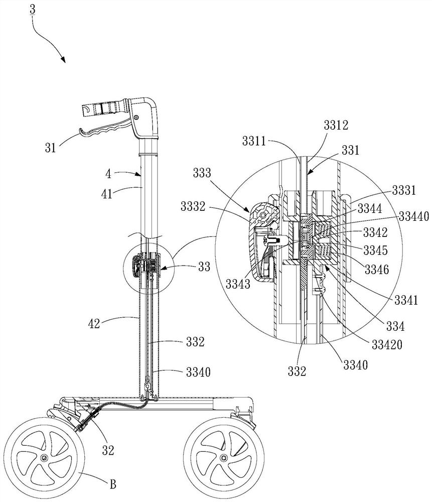 Built-in brake device