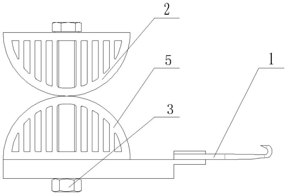 An anti-bending device for super-long beams without support in the middle