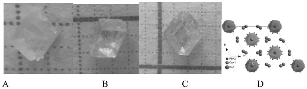 A method for growing large-scale zero-dimensional perovskite light-emitting single crystals