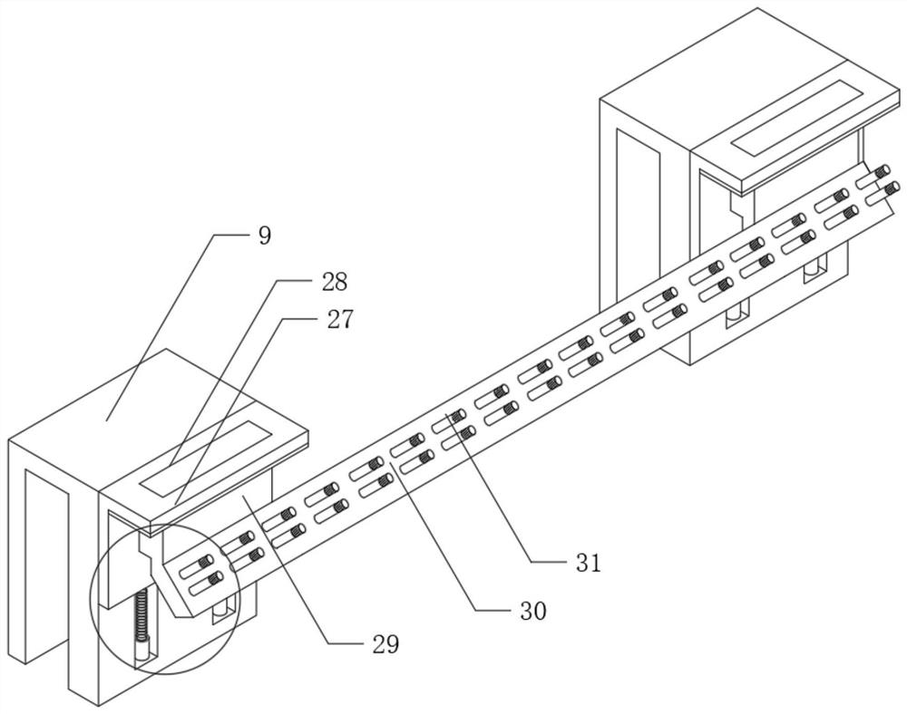 Garbage cleaning device for water pollution control engineering and cleaning method thereof