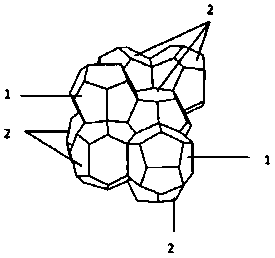 3D printing lightweight lattice structure and shoe sole adopting structure