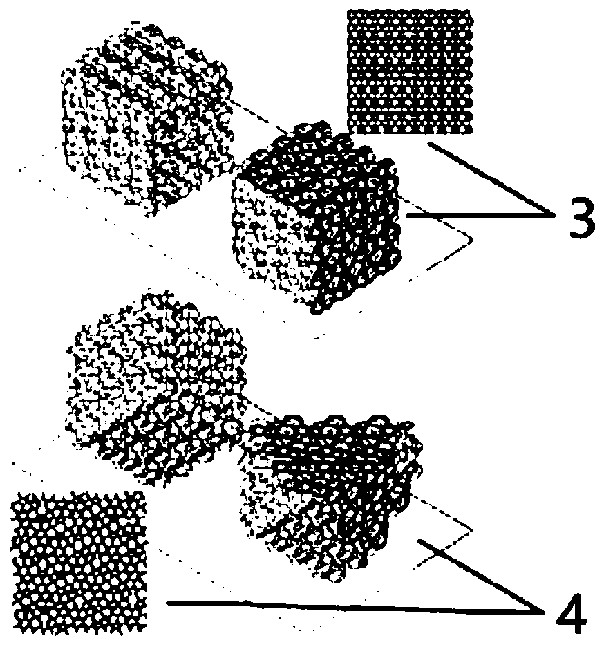 3D printing lightweight lattice structure and shoe sole adopting structure