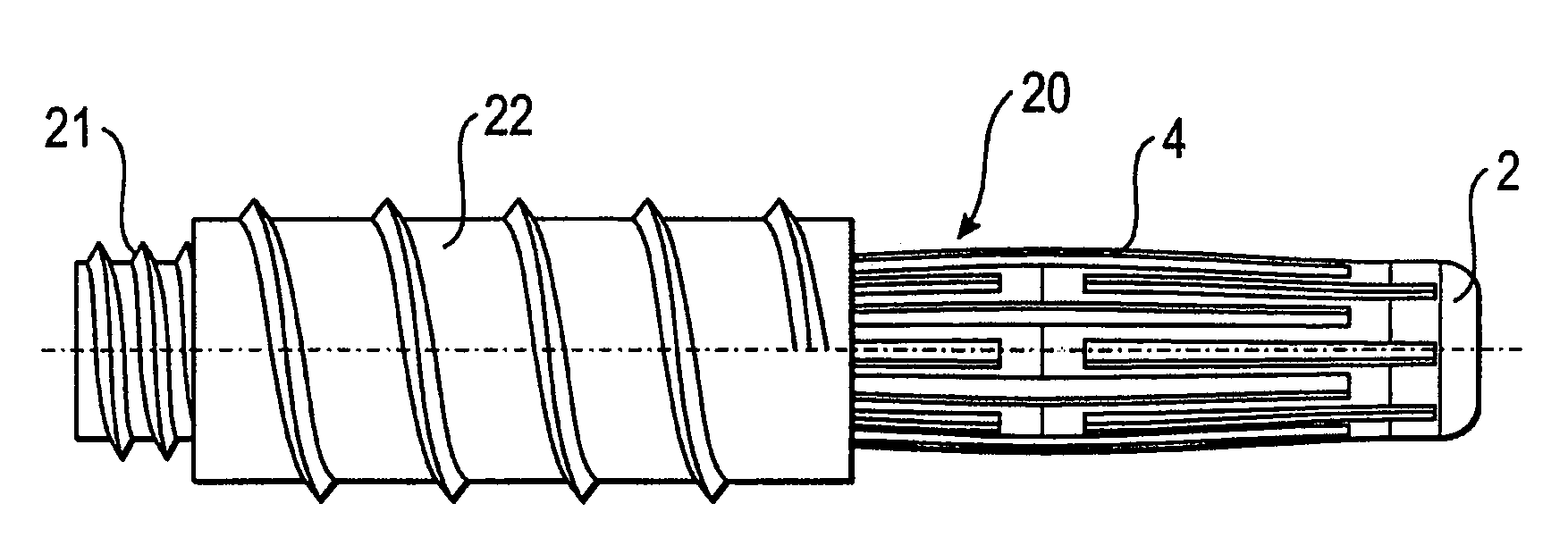 Implant for stabilizing vertebrae or bones