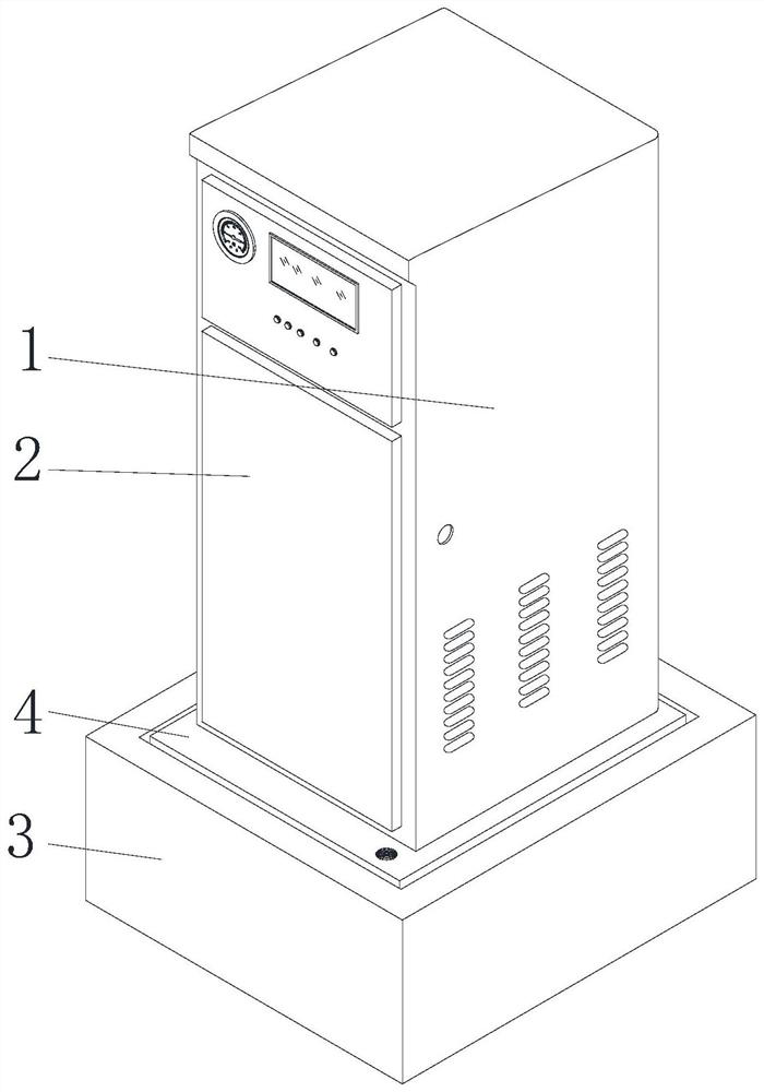 Anti-theft distribution box for electric power engineering