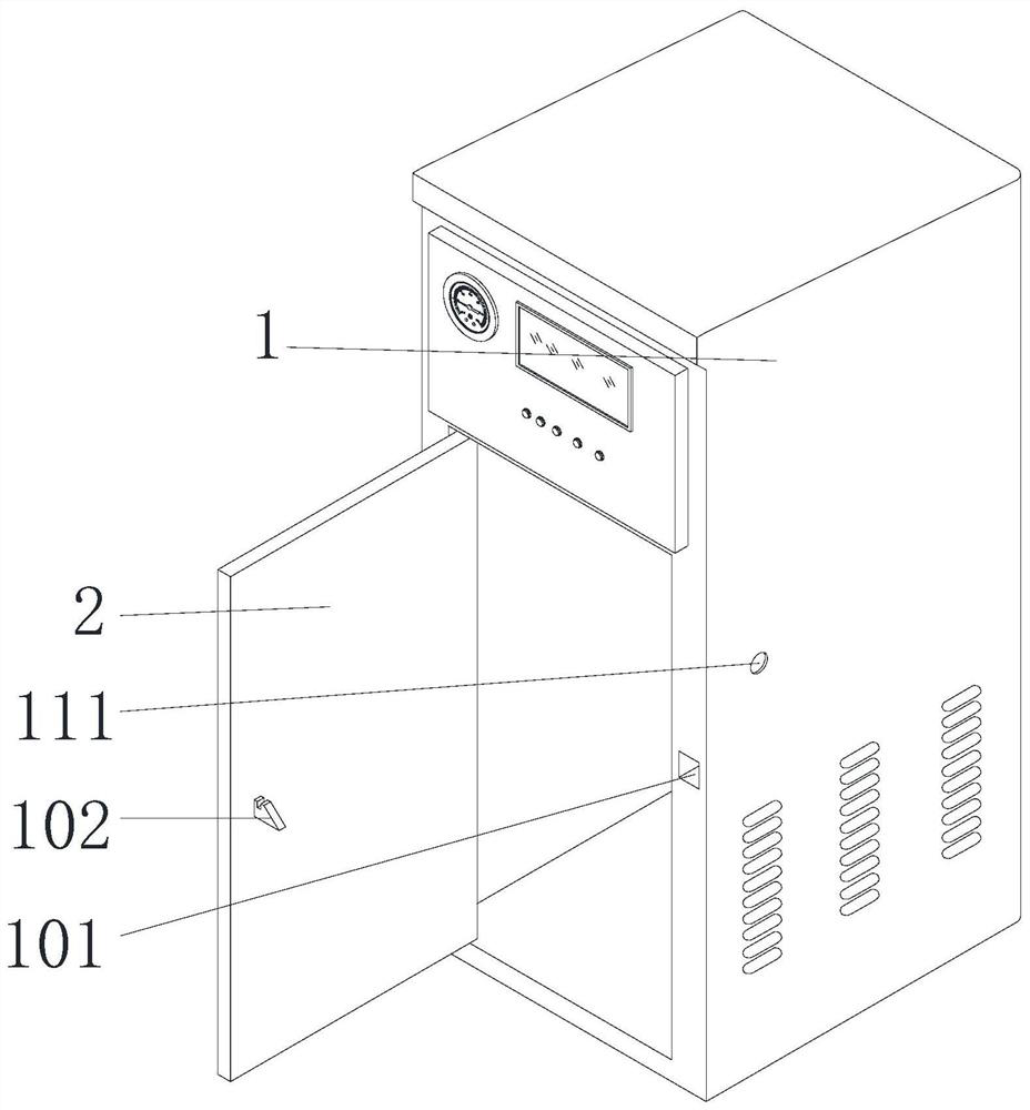 Anti-theft distribution box for electric power engineering