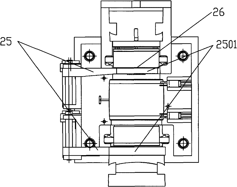 Automatic die input and output mechanism for thermosol pipe die