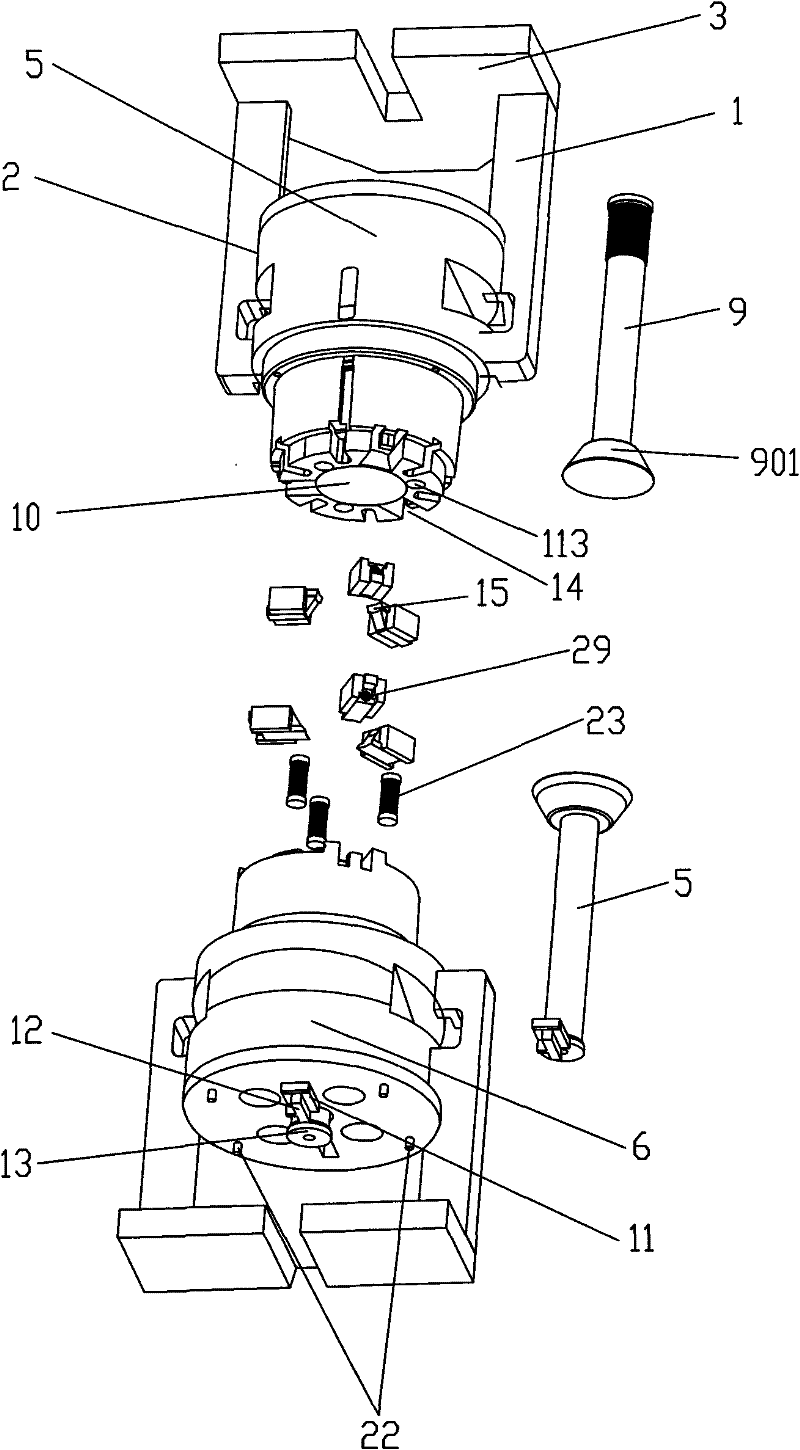 Automatic die input and output mechanism for thermosol pipe die