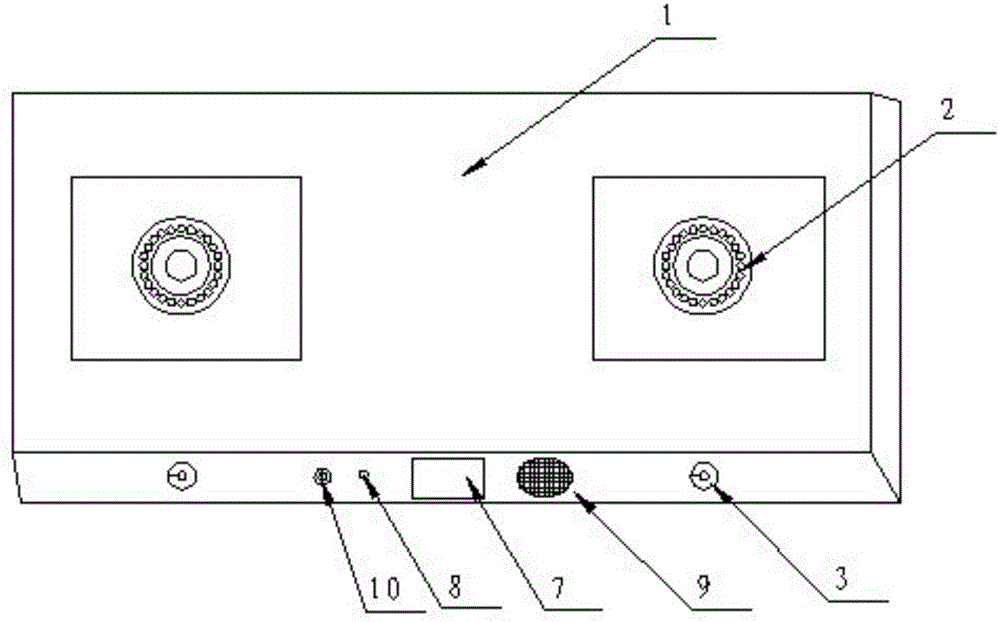 Cooking gas stove, cooking system and cooking method