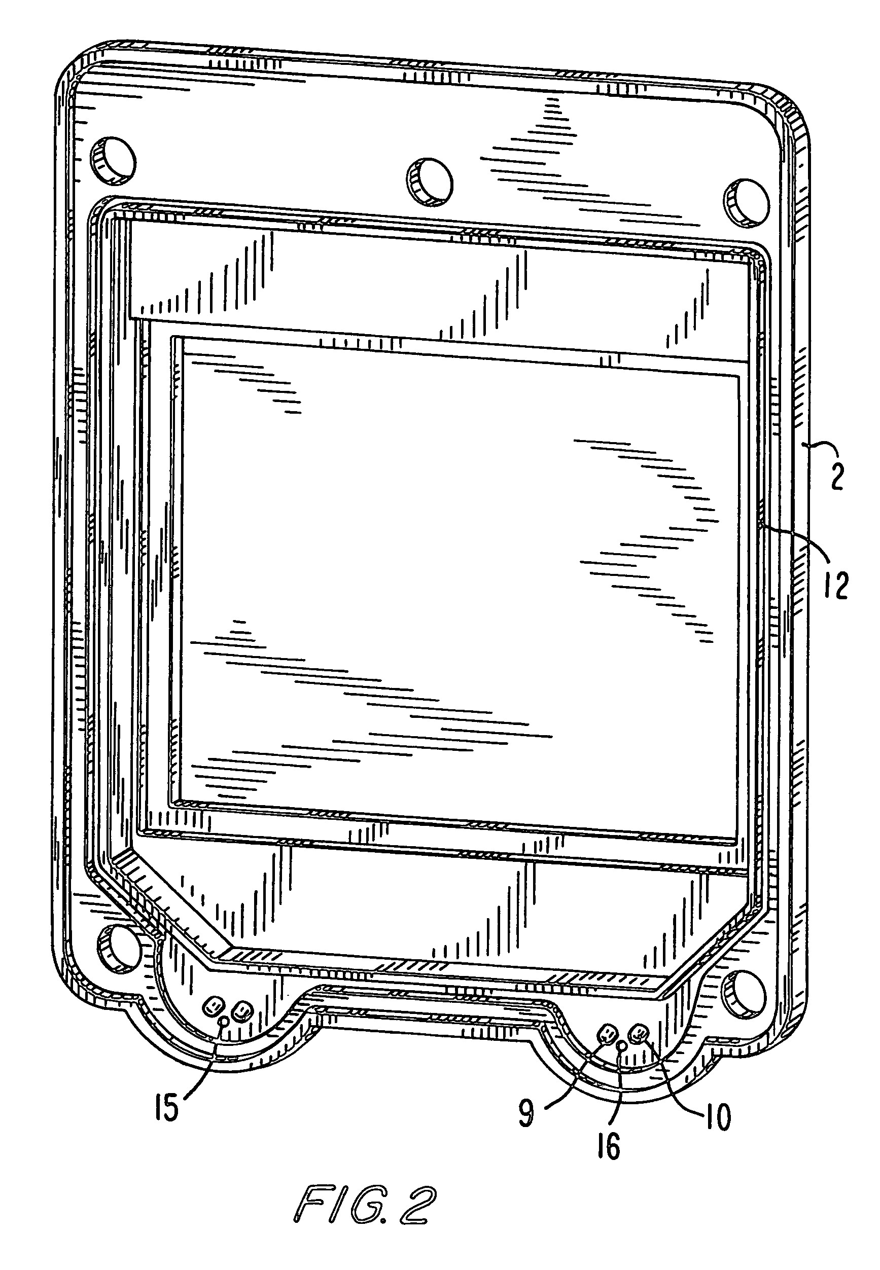 Housing for an electronic or mechtronic unit including seal with pressure relief device